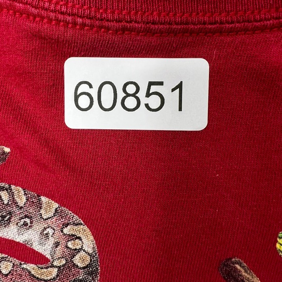 Vtg AOP 1998 Anvil Snakes Graphic T-Shirt XL Red Nature Reptile Printed Image - Picture 3 of 9